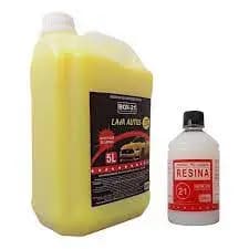 Shampoo Com Cera De Carnauba Automotivo Box 21 5l + Resina 500ml