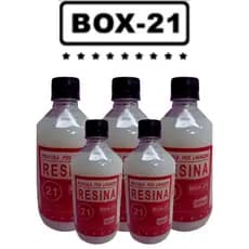 Kit 05 Resinas Auto Brilho Pintura Efeito Teflon 500 Ml