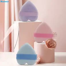 Esponja de maquiagem macia para aplicação perfeita, pele impecável, suave e delicada, fácil de usar, formato de