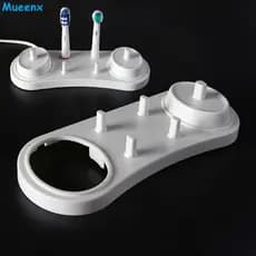 Suporte para escova de dentes elétrica, base resistente para armazenamento de escovas de dentes, mantém as escovas