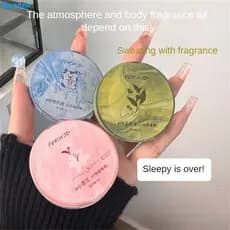Bálsamo Perfumado Leve para Beleza e Saúde, Sólido, Portátil, Altamente Avaliado, Unissex, Seguro, Pequeno, Fresco