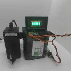 Kit pack bate 12 v BMS +Medidor+Carregador som Bob mp3 OFERTA