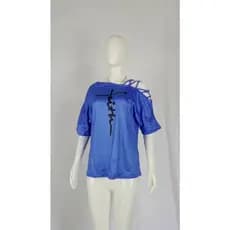T-shirt Graphic T-Shirt Feminina Letter Impresso Casual Manga Curta T-shirt Sem Alças Solta Macia e Confortável Top de Verão