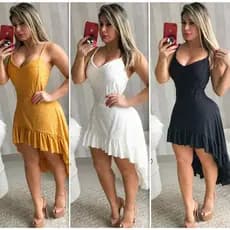 Vestido Alcinha Calda Sereia Moda Verão