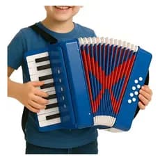 Sanfona Acordeon Infantil Semi Profissional 8 Baixos Grande