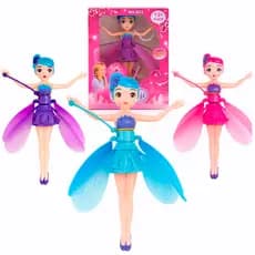 Fadinha Mágica Que Voa Boneca Princesa Controle Remoto Brinquedo Infantil