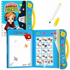 Livro Inteligente Educativo Interativo Atividades Bilíngue Português Inglês