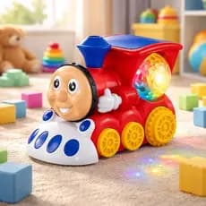 Brinquedo Trem Thomas Trenzinho Infantil Luz Som Bate Volta
