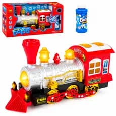 Trem Solta Bolhas De Sabão Com Luz E Som Bate E Volta