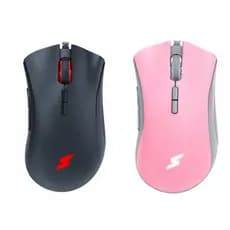 Mouse Gamer Superframe Magnus, Rgb, 19000 Dpi, 7 Botões PRETO ou ROSA