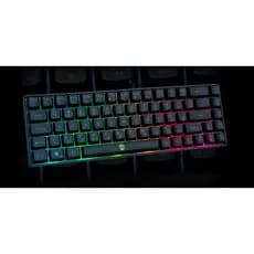 Teclado Gamer Ninja Black Noir, RGB, Switch Membrana, ABNT2, Black