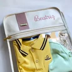 Saquinho Maternidade Personalizado Organizador de Bolsa Saída Maternidade Trocas