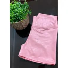 Short Shortinho 3d Cirrê cintura alta Ginástica Academia