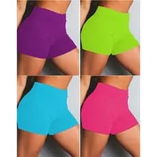 Shortinho Legging Curto Academia Praia Caminhada Lazer Suplex