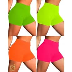 Shortinho fitness suplex curto academia, caminhada, yoga cintura média