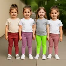 KIT 04 CALÇAS INFANTIL FEMININA CALÇA INFANTIL MENINAS CALÇA INFANTIL ESCOLA BRINCADEIRAS PASSEIOS