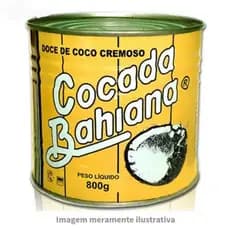 Cocada Bahiana cremosa lata 800 gr