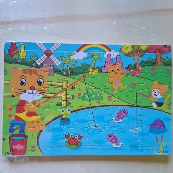 Quebra Cabeças Infantil 24 Peças MDF