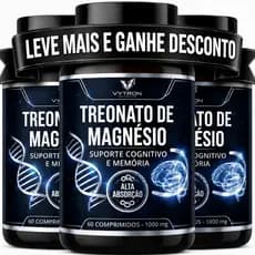 Treonato de Magnésio 1000 mg ORIGINAL com Treonina- ENVIO IMEDIATO