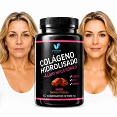 Colágeno Hidrolisado + Ácido Hialurônico Pele Articulações Anti idade Rugas - POTE PARA 30 DIAS USO