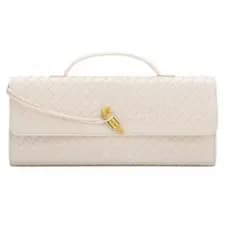 Bolsa Feminina Baguette – Ombro Único / Crossbody (Branca)