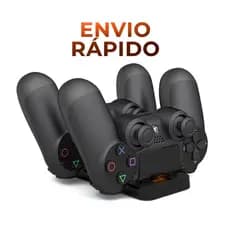 Carregador Duplo Para Controle Playstation 4 PS4 Joystick Manete Dual Charging Dock