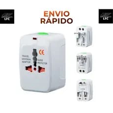 Adaptador Tomada Universal Bivolt Benjamim Padrão Internacional Para Vigem Eua UK US