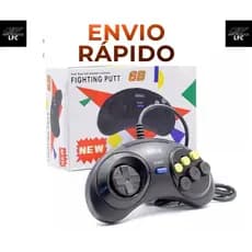 Controle Joystick para Mega Drive Master System 3 Tectoy 6 Botões