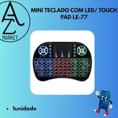 MINI TECLADO COM LED/ TOUCH PAD LE-77