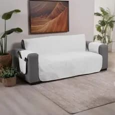 protetor de sofa capa de sofa para 2 lugares com porta objetos capa protetora de sofa 170 fios
