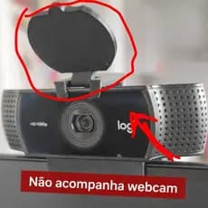 Tampa de Privacidade para Webcam Logitech C920 C922 C930 – Capa Protetora 3D