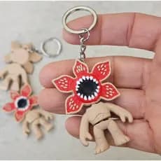 Chaveiro Demongorgon Inspirado em Série | Impressão 3D Geek | 7 cm