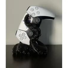 Suporte para Controle PS5 Tentáculo de Polvo | Base Gamer Criativa para DualSense | Decoração Gamer