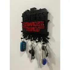 Porta-Chaves Stranger Things Decorativo 18x20cm | Impressão 3D Geek Nerd