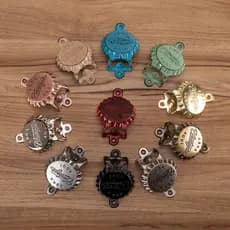 Abridor Garrafa De Cerveja Tampa Vintage Várias Cores Metal Zamac Decoração Parede Parafusos