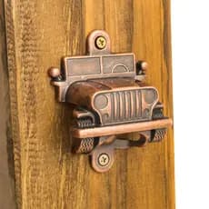 Abridor Garrafa Cerveja Parede Jeep Carro Metal Decoração Colecionador Personalizado + Parafusos