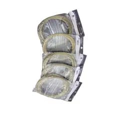 VARAL DE AÇO REVESTIDO EM PVC, KIT COM 5 PACOTES DE 15M