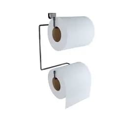 SUPORTE  DUPLO DE PAPEL HIGIÊNICO PARA CAIXA ACOPLADA