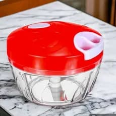Mini Processador Triturador De Alimentos Manual Alho 500Ml