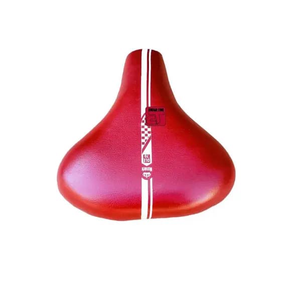 ASSENTO  SEM A BASE, VERMELHO  PARA SELIM MONARK/MONARETA *OLÉ 70*