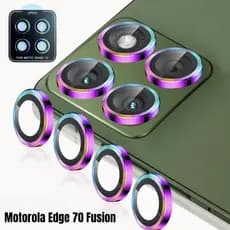 Para Motorola Edge 70 Fusion + Liga De Alumínio Lente De Câmera Filme De Vidro Temperado Edge70 70Fusion 70Fusion Protet