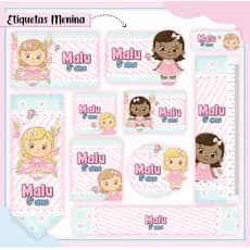 Etiqueta Escolar Personalizada - Vários Temas