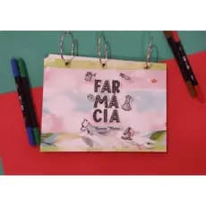 Caderno/Porta  Ficha de Resumo Personalizado