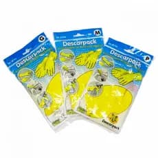 10 PARES DE LUVA DE BORRACHA LATEX PARA LIMPEZA