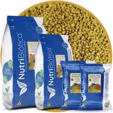 Ração Extrusada Trinca Ferro Natural Nutribiótica 15KG 10KG 5KG 3KG Criadores