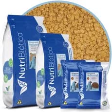 Ração Ring Neck Natural NutriBiótica 3KG 5KG 10KG 15KG  Extrusada Completo Criador Profissional