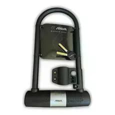 Cadeado Formato U Rava Bike C/suporte 180x320mm Preto Preto Preto