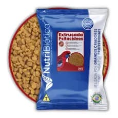 Ração Nutribiótica 3kg Extrusada Psitacídeos Linha Criador