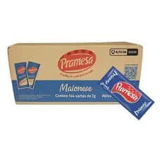 Maionese Pramesa Sachê 7g Caixa C/ 144 Unidades Sabor Único