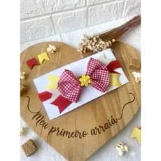 tiara infantil menina festa junina São João/ Faixinha Bebê Arraiá
